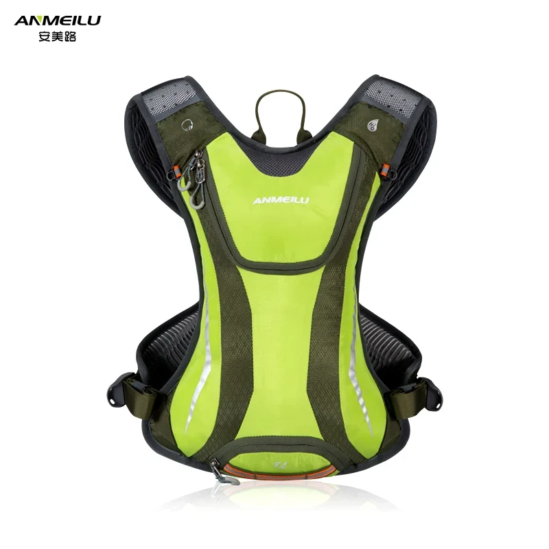 ANMEILU Unisex 5L Lightweight Waterproof Running Sports Bag High Quality Moisturizing Fitness Vest Off-Road Bicycle Riding Bag