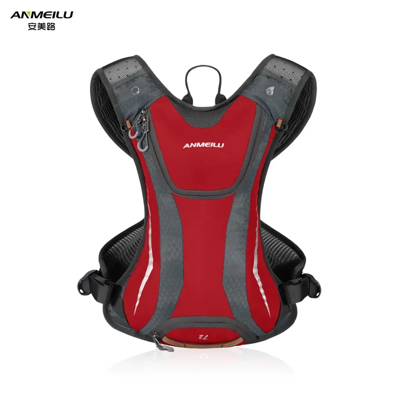 ANMEILU Unisex 5L Lightweight Waterproof Running Sports Bag High Quality Moisturizing Fitness Vest Off-Road Bicycle Riding Bag
