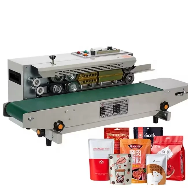 Commercial Heat Sealer Automatic Continuous Band Sealer Heat Bag Sealing Machine