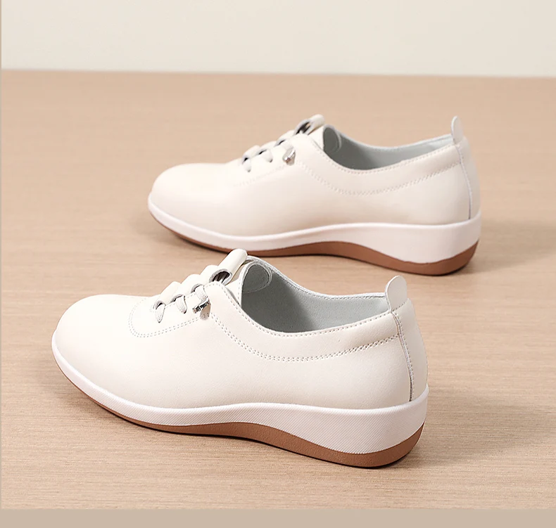 Casual Shoes, Walking Shoes, Mom Shoes, Shoes for Middle-Aged and Elderly People That Don'T Tire Your Feet, Spring and Autumn Women's Shoes, 2025 New Style Single Shoes