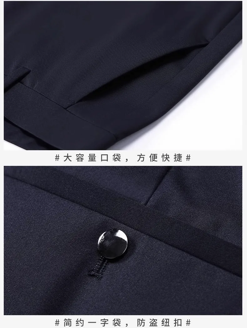 Wholesale Summer New Casual Pants Men's Thin Straight Loose Business Pants High Stretch Ice Silk Cold Pants