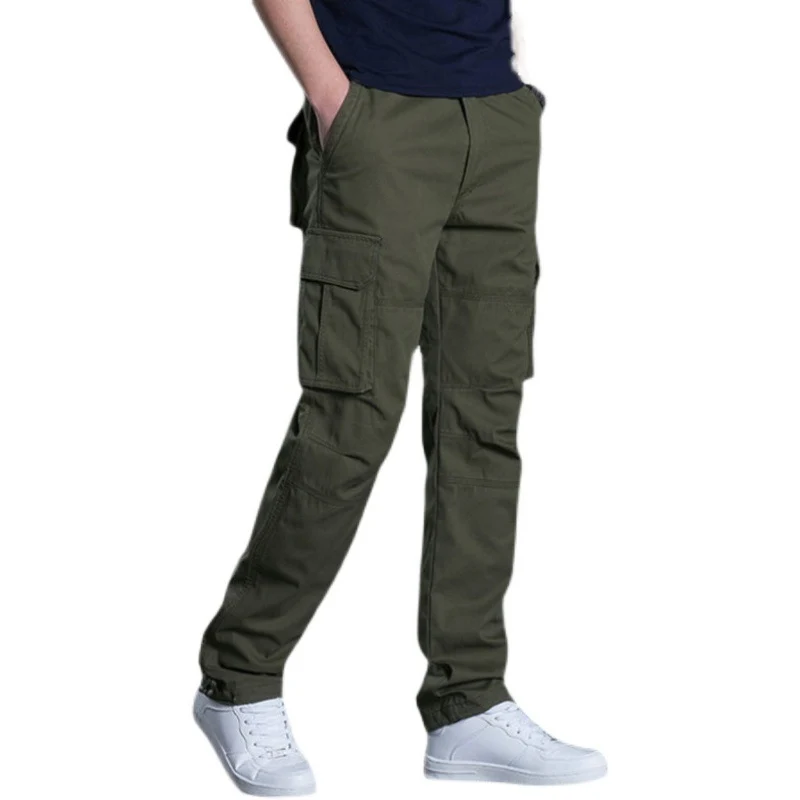 Wholesale overseas overalls men's pants casual overalls labor protection wear-resistant straight loose spring and autumn casual pants multi-pocket