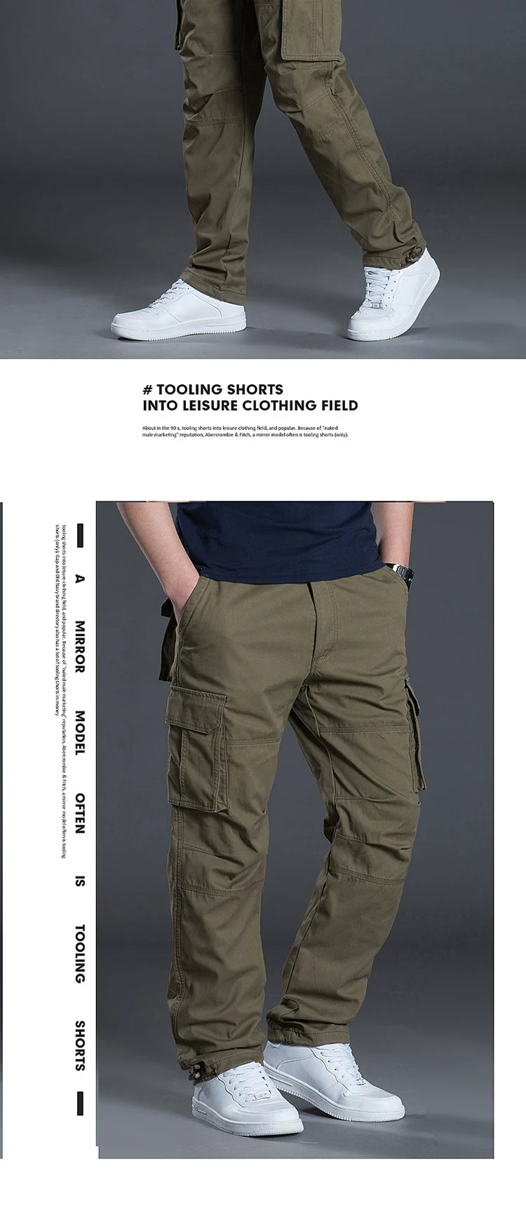 Wholesale overseas overalls men's pants casual overalls labor protection wear-resistant straight loose spring and autumn casual pants multi-pocket