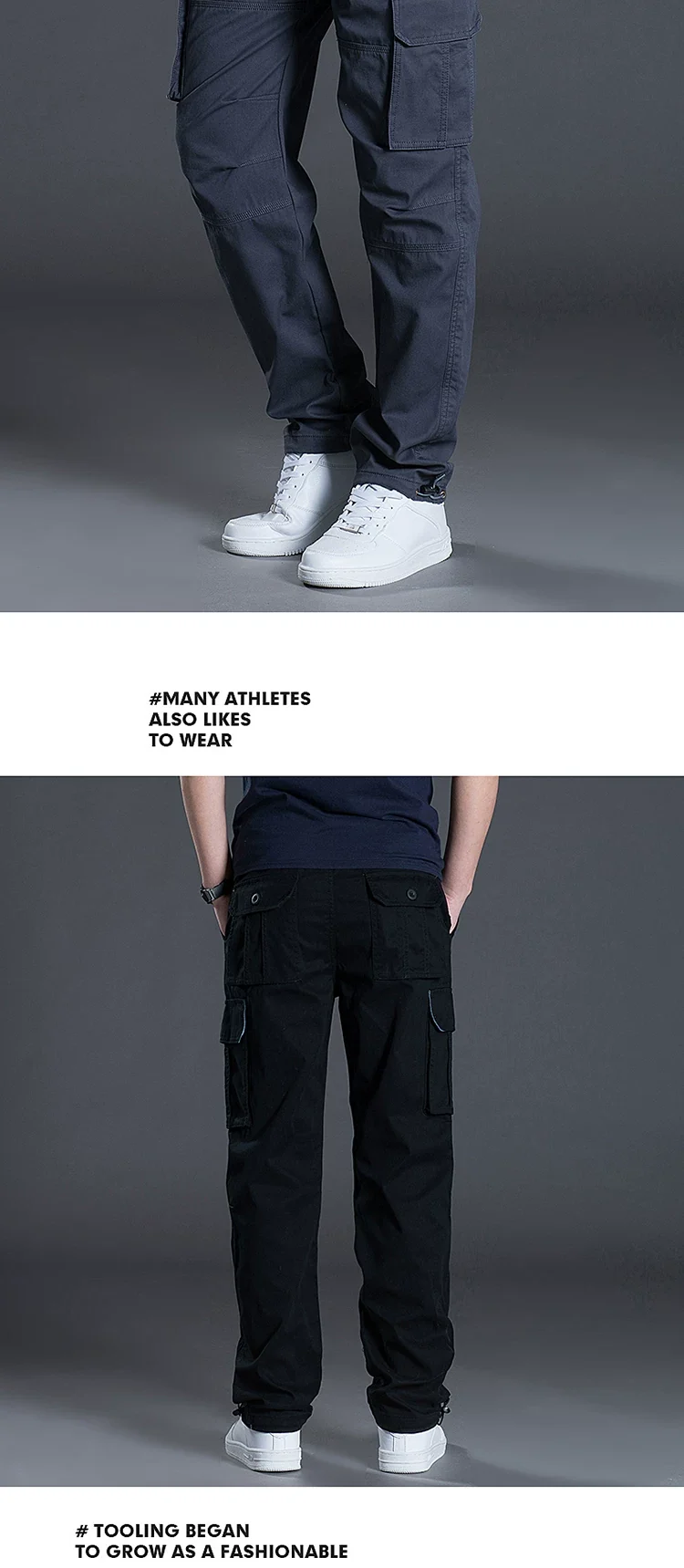 Wholesale overseas overalls men's pants casual overalls labor protection wear-resistant straight loose spring and autumn casual pants multi-pocket