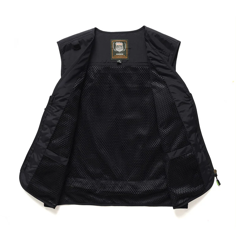 Four Seasons Photography Tooling Multi-Pocket Quick-Dry Vest Safety Waistcoat Logo Printing Men's and Women's Wear