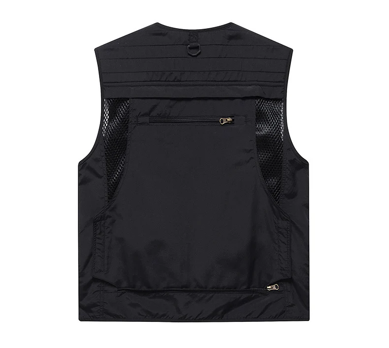 Four Seasons Photography Tooling Multi-Pocket Quick-Dry Vest Safety Waistcoat Logo Printing Men's and Women's Wear