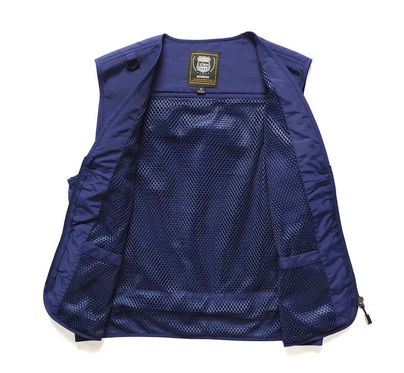 Four Seasons Photography Tooling Multi-Pocket Quick-Dry Vest Safety Waistcoat Logo Printing Men's and Women's Wear