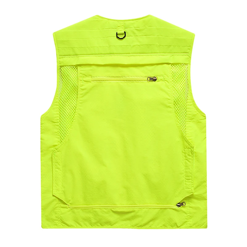 Four Seasons Photography Tooling Multi-Pocket Quick-Dry Vest Safety Waistcoat Logo Printing Men's and Women's Wear