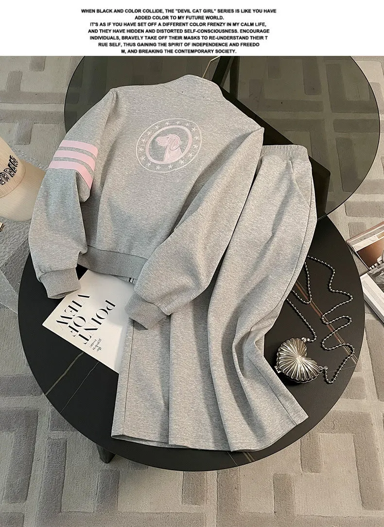 Spring Women's Shenzhen Nanyou New High-end Sense Fried Street Sweatshirt Dress Slim-fit Hip Skirt Two-piece Dress