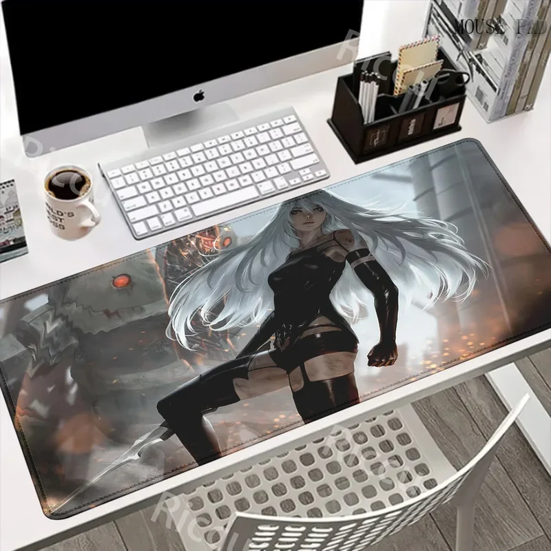 Game NieR:Automata 2B Larger Mousepad Xxl Gaming Keyboard Computer Desk Mat Accessories Game Mouse Pad Office Carpet BigMousepad