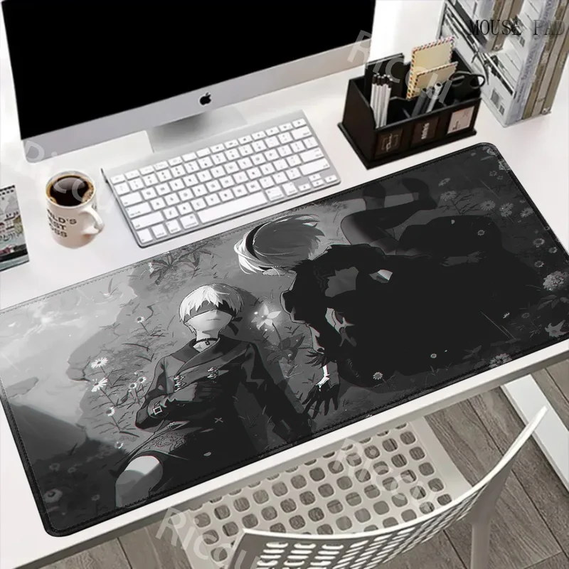 Game NieR:Automata 2B Larger Mousepad Xxl Gaming Keyboard Computer Desk Mat Accessories Game Mouse Pad Office Carpet BigMousepad