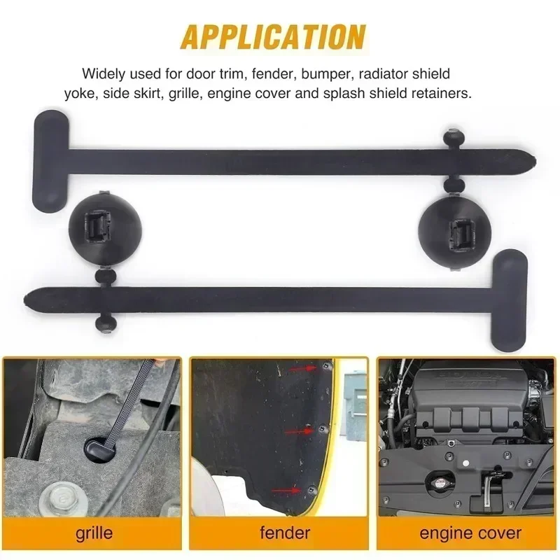 Self-Locking Clip Multi-Purpose General Purpose Nylon Cable Tie Auto Fasteners Screws Replacement Clips Car Accessories 1-40 Pcs