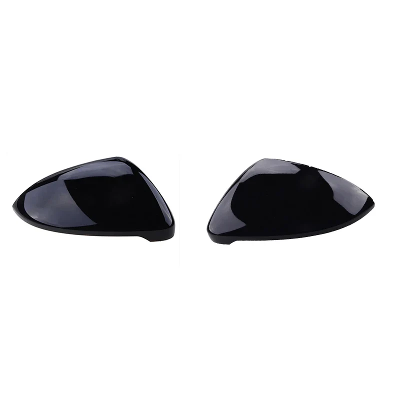 Rhyming Glossy Black Rearview Mirror Cover Side Mirror Caps Car Accessories Fit For VW Golf 7 MK7 MK7.5 GTI R GTE GTD 2013-2020