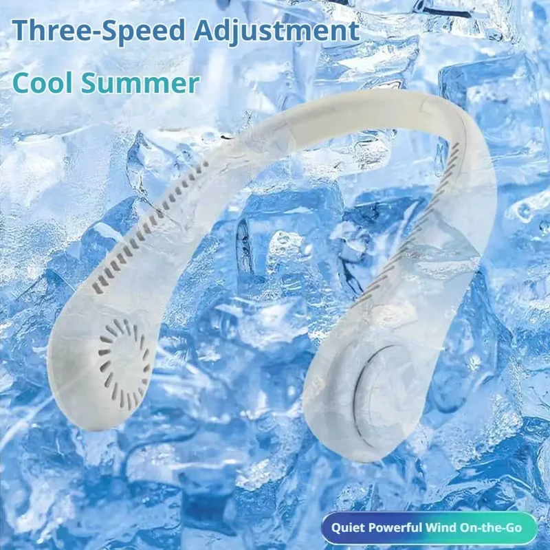 Hanging Neck Fan For Outdoor Portable Cooling Lazy Person Mini Hanging Neck Small Fan Bladeless Small Fan