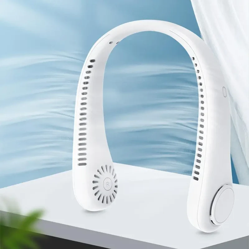 Hanging Neck Fan For Outdoor Portable Cooling Lazy Person Mini Hanging Neck Small Fan Bladeless Small Fan