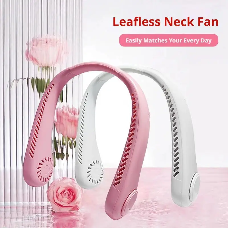 Hanging Neck Fan For Outdoor Portable Cooling Lazy Person Mini Hanging Neck Small Fan Bladeless Small Fan
