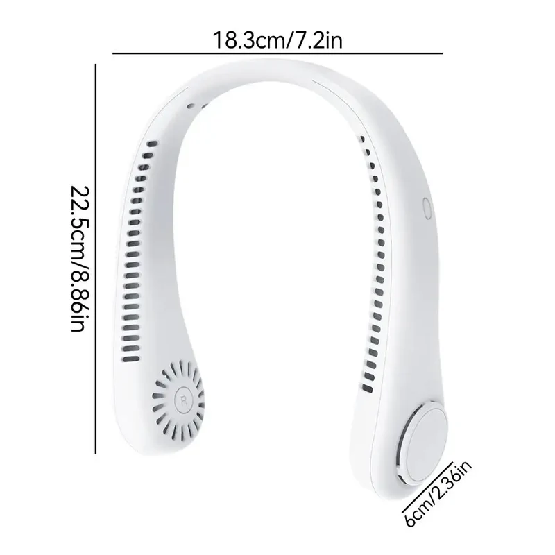 Hanging Neck Fan For Outdoor Portable Cooling Lazy Person Mini Hanging Neck Small Fan Bladeless Small Fan