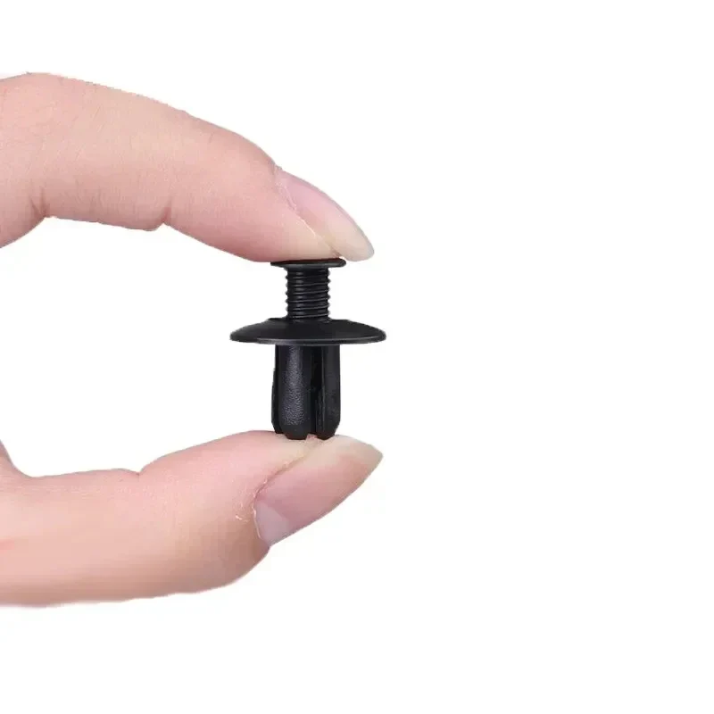 20-100pcs Plastic Rivets Fasteners Screw 8mm Car Bumper Fender Trim Panel Retainer Fasteners Clips Car Accessories