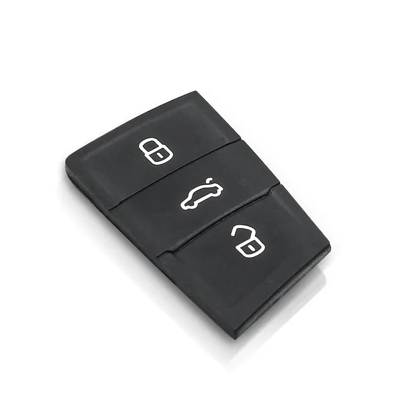 KEYYOU 1PCS Car Key Buttons Pad For VW Golf Mk7 Gol Key For Skoda Rapid superb yeti For Seat ibiza altea leon Car Accessories
