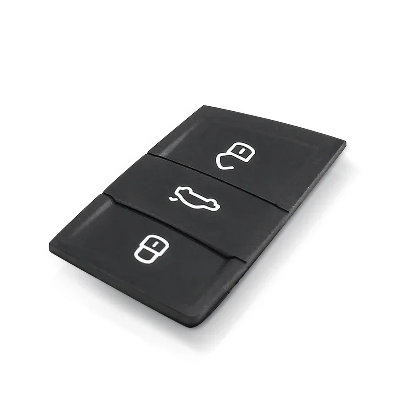 KEYYOU 1PCS Car Key Buttons Pad For VW Golf Mk7 Gol Key For Skoda Rapid superb yeti For Seat ibiza altea leon Car Accessories