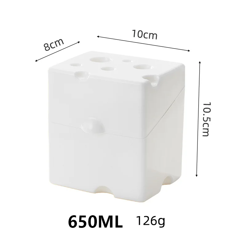 Plastic Sliced Cheese Storage Container with Lid And Holder Flip Top Butter Block Box Cheese Slice Saver Kitchen Organizer