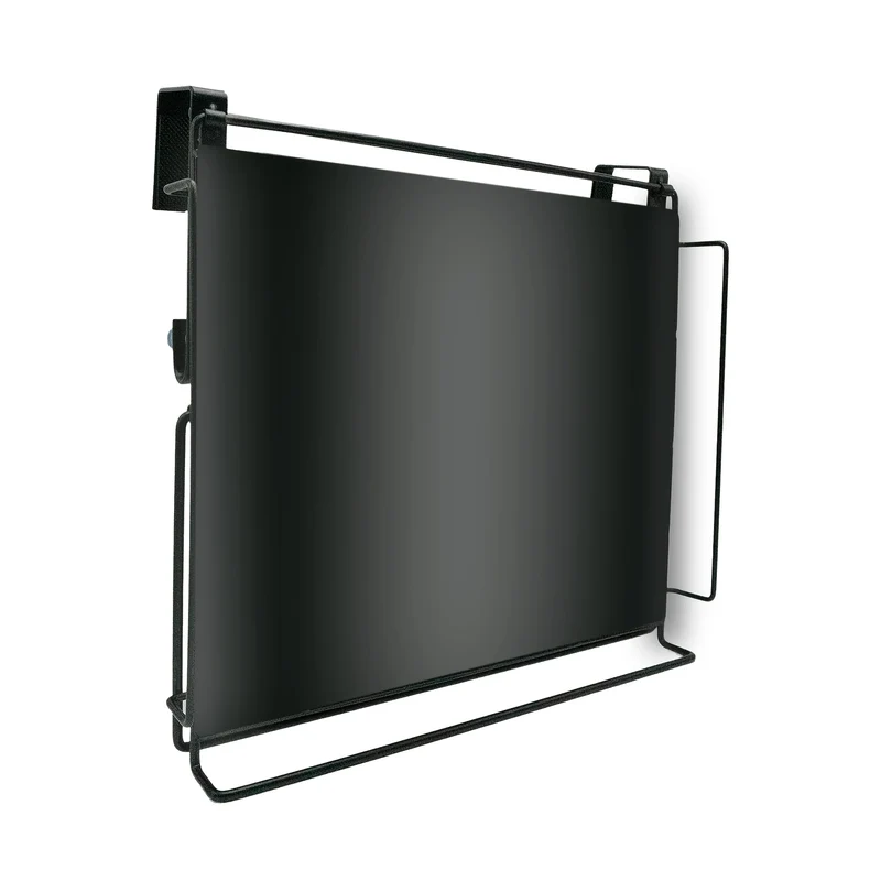 Stainless Steel Foldable Countertop Shelf Space Saving Cabinet Door Shelf No Drill Hanging Storage Bathroom Kitchen Organizer