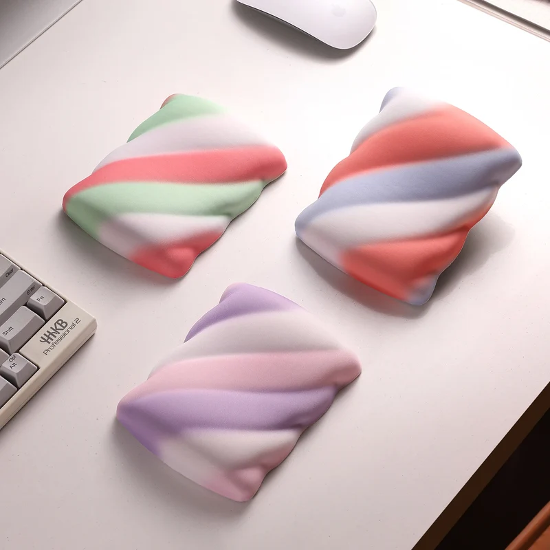 Mouse Wrist Rest Ergonomic Memory Foam Anti-Slip Rubber Base Keyboard Wrist Rest Support and Mouse Pad Wrist Rest for Computer