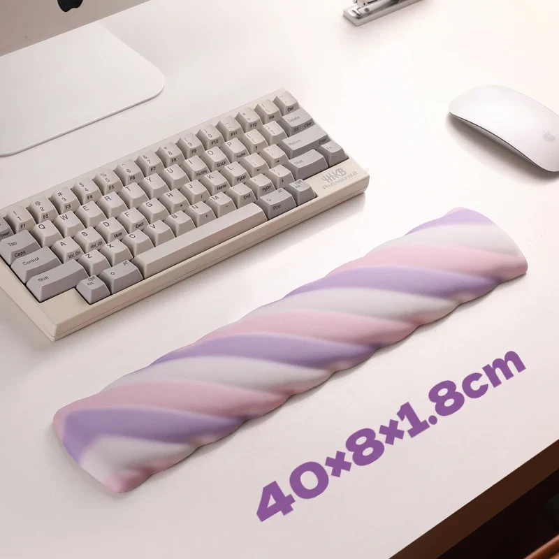 Mouse Wrist Rest Ergonomic Memory Foam Anti-Slip Rubber Base Keyboard Wrist Rest Support and Mouse Pad Wrist Rest for Computer