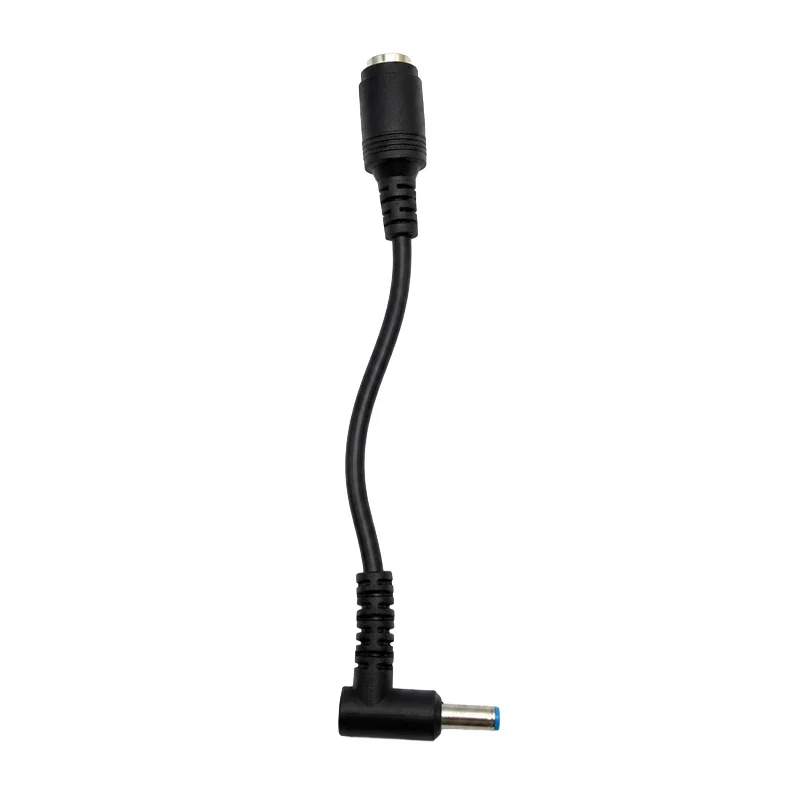 7.4x5.0mm to 4.5x3.0mm Tip DC Power Adapter Charger Connector for HP Laptop Stream Spectre Pavilion Envy Elitebook Split Chrome