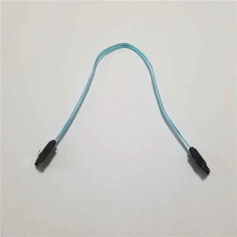 Ultra Short 20cm 7pin SATA 3.0 Female to F/F HDD Hard Drive Data Cable Dual Channel Shielding Blue 6Gbps
