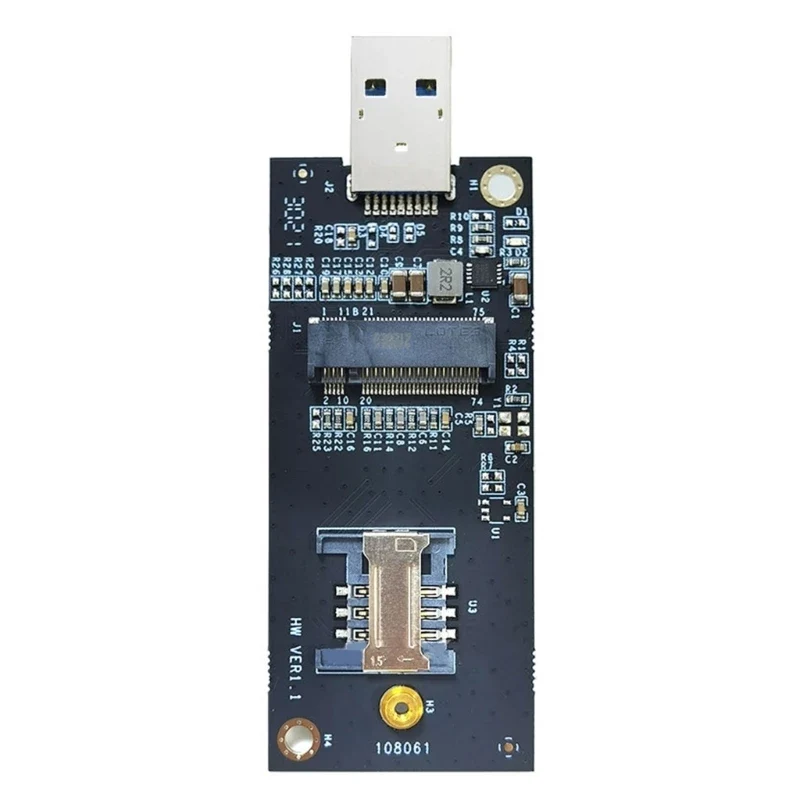 M2 USB Adapter DW5821E M2-NGFF DW5811e DW5816E EM7455 L860-GL USB3.0 Expansion Card for 3G/ 4G/ 5G LTE Module
