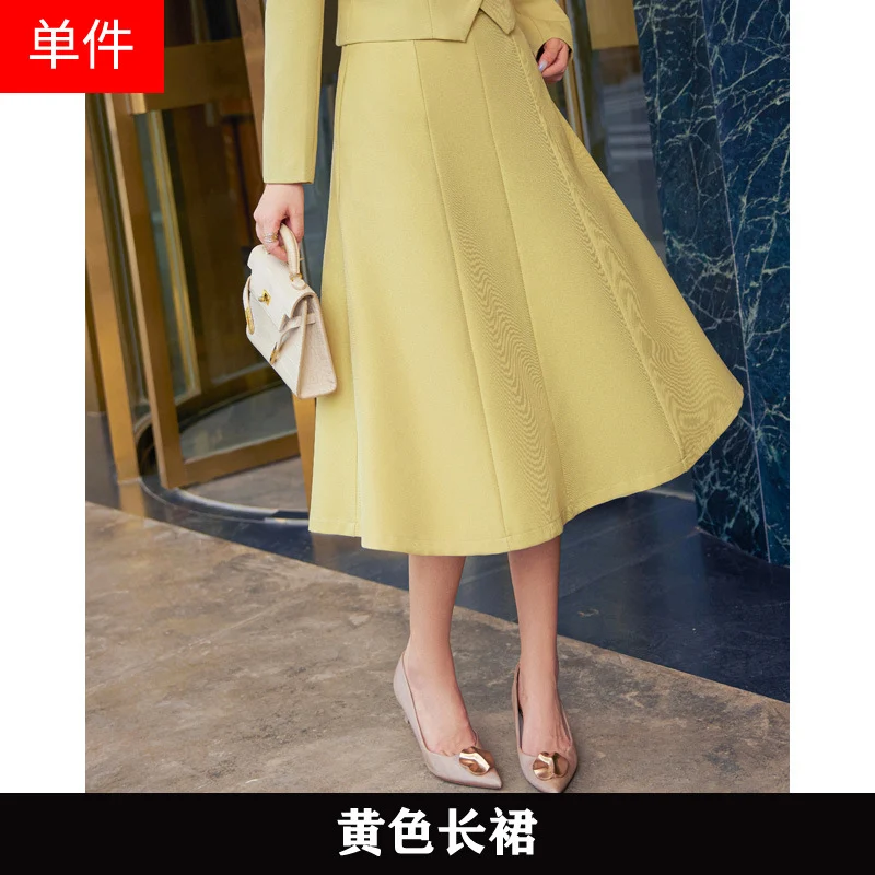 French style black dress Women's Spring and Autumn New retro high-grade elegant socialite high-end suit two-piece suit