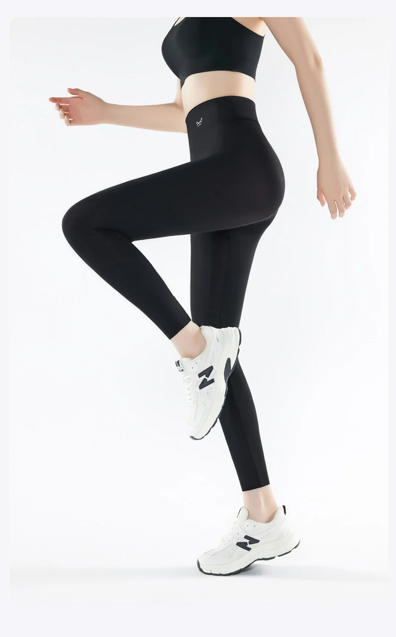 Shark pants women can wear spring and summer thin 2025 new anti-light leggings belly hip fitness yoga pants