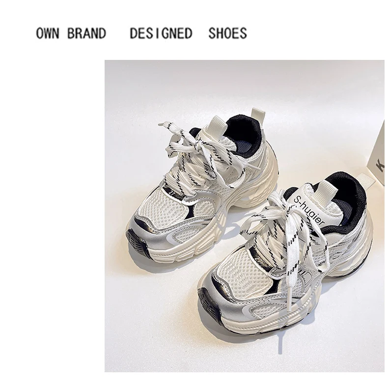Children's sneaker 2025 New Spring and Autumn Men's Shoes Girls' Torre Shoes Spring and Autumn Big Children's Shoes Baby Fashion