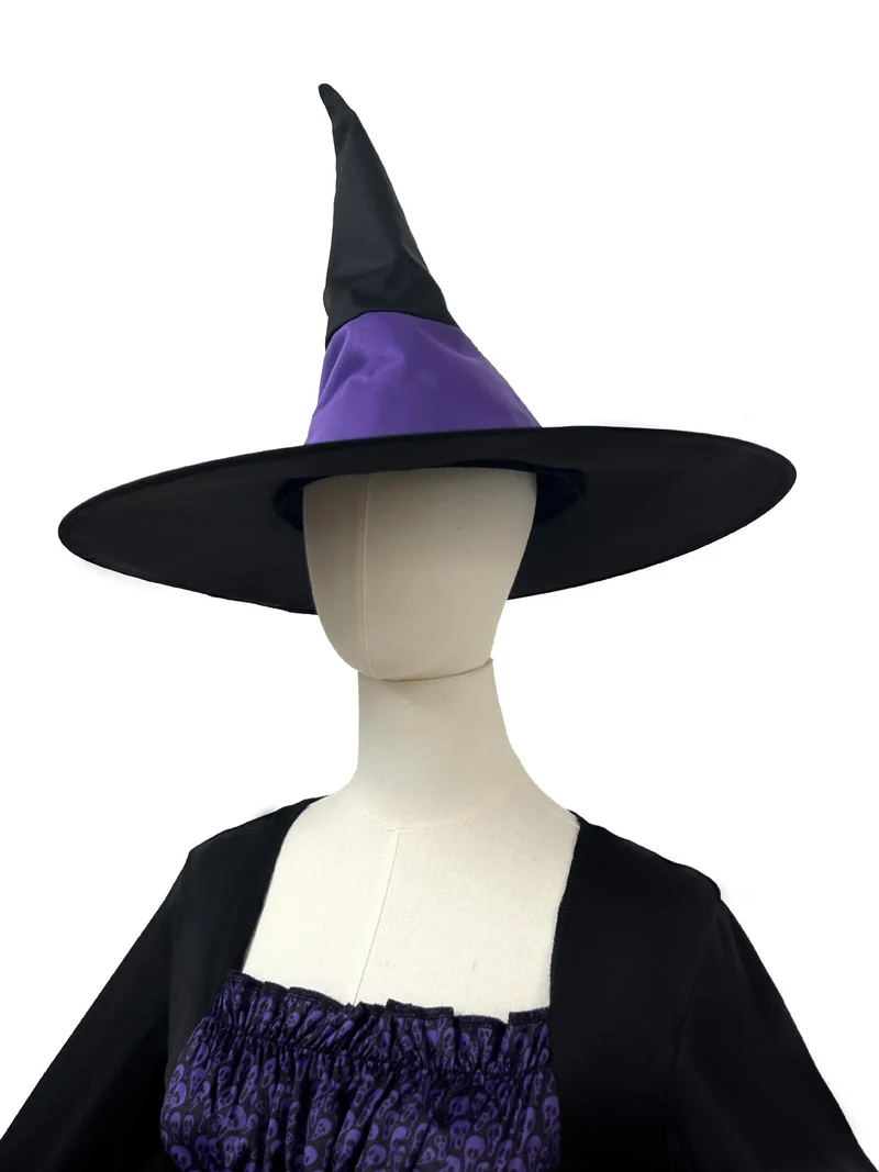 Amazon Cross-Border Halloween Purple Witch Costume Magician Long Skirt Wizard Cosplay Stage Performance Costume