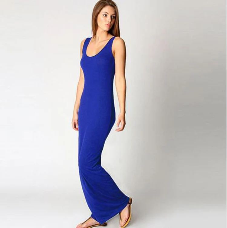 2025 European and American New Summer Casual Women's Clothing Amazon Cross-Border Sexy Vest Long Skirt Sleeveless Slim Dress