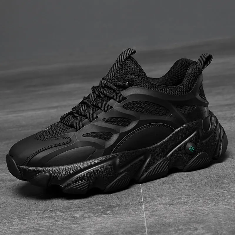 Lion Eagle Dell Torre Shoes Men's Shoes Breathable 45 Thick Bottom Black Plus Size 46 Joker 47 Casual Shoes 48 sneaker