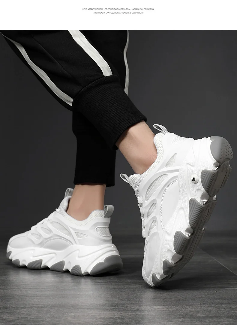 Lion Eagle Dell Torre Shoes Men's Shoes Breathable 45 Thick Bottom Black Plus Size 46 Joker 47 Casual Shoes 48 sneaker