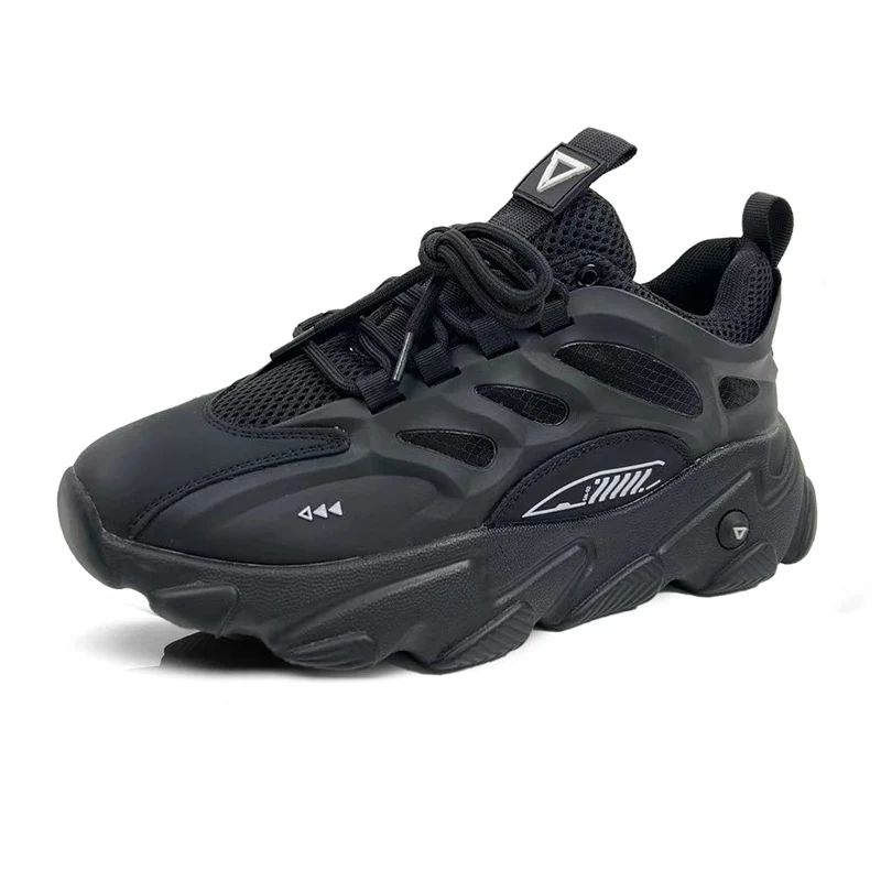 Lion Eagle Dell Torre Shoes Men's Shoes Breathable 45 Thick Bottom Black Plus Size 46 Joker 47 Casual Shoes 48 sneaker
