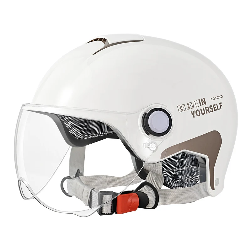 3C Certified Electric Vehicle Helmet for Men and Women Battery Motorcycle 2025 New Summer Half Helmet All-Season Safety Helmet