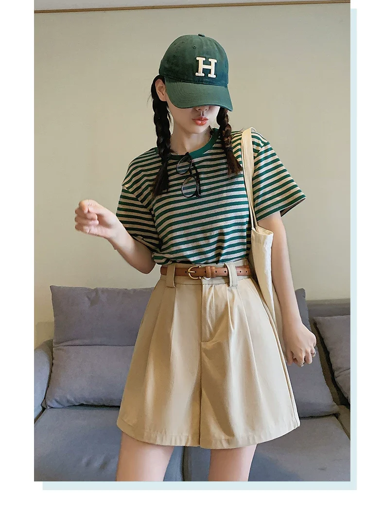 2023 New Salt Sweet Wear Age Reducing College Style Lively Slimming Slight Fat Sister Two-piece Suit Summer