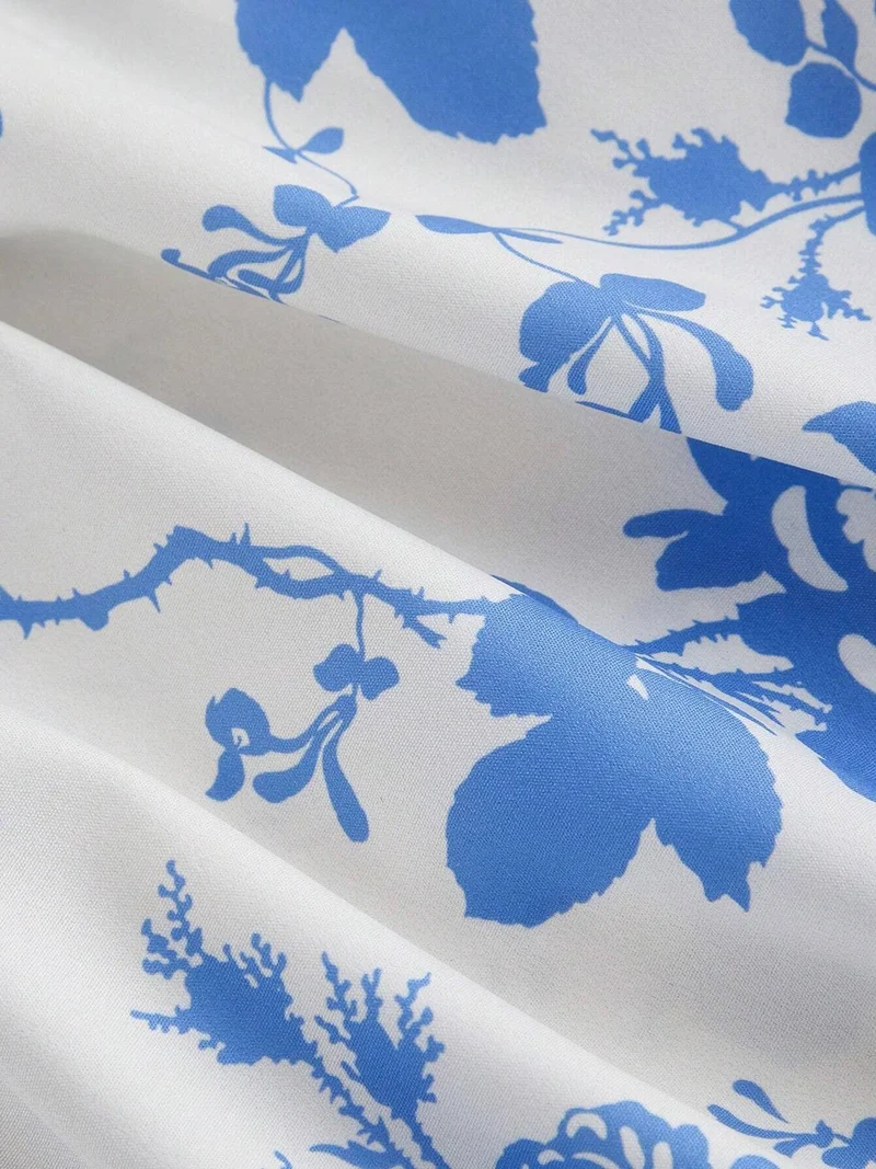 Amazon 2025 European and American New Women's Floral Printed Sling Homecoming dress Summer Sun Dress Spring Dress