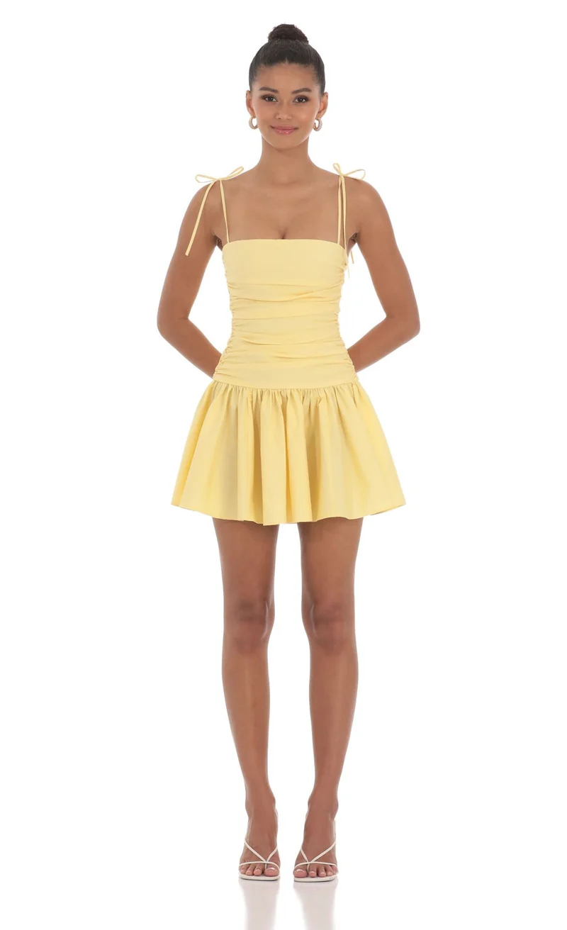 Amazon Hot Sling Women's dress 2024 European and American Summer Lace Pleated Short Dress Spice Girl
