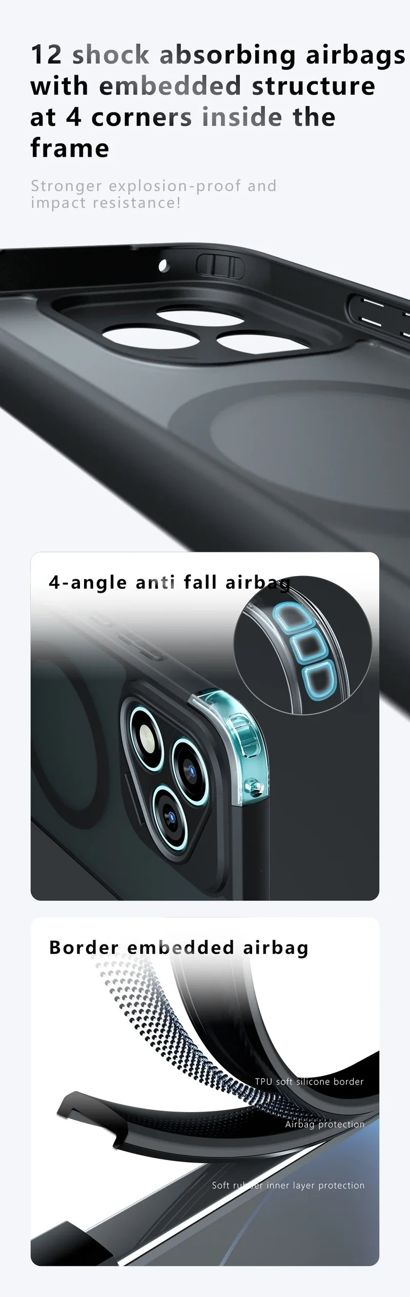 For Magsafe Magnetic Wireless Charging Case For Honor 400 Lite Honor400Lite Shockproof Matte Back Cover Coque