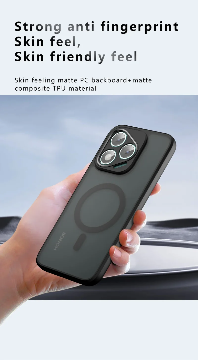 For Magsafe Magnetic Wireless Charging Case For Honor 400 Lite Honor400Lite Shockproof Matte Back Cover Coque