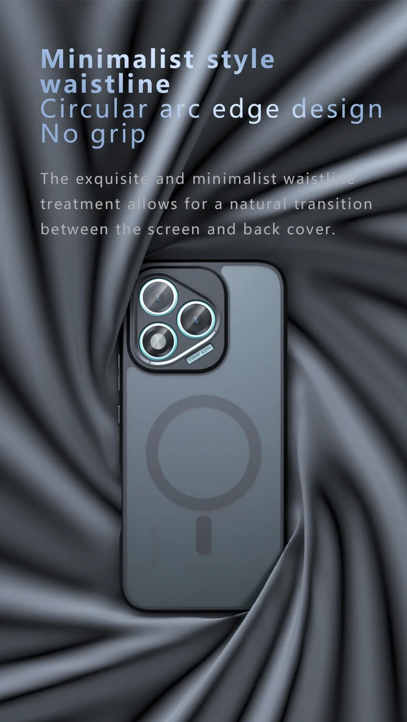 For Magsafe Magnetic Wireless Charging Case For Honor 400 Lite Honor400Lite Shockproof Matte Back Cover Coque