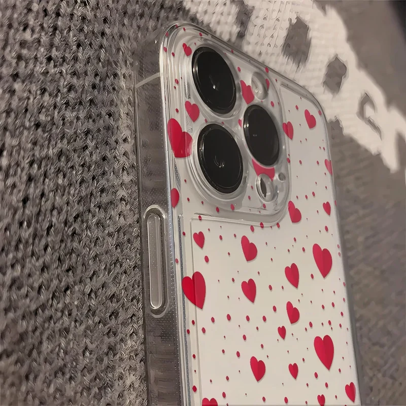 Luminous Love Case For iPhone 16 16E 15 11 12 13 14 Pro Max For iPhone XR XS Max 8 Plus Back Cover