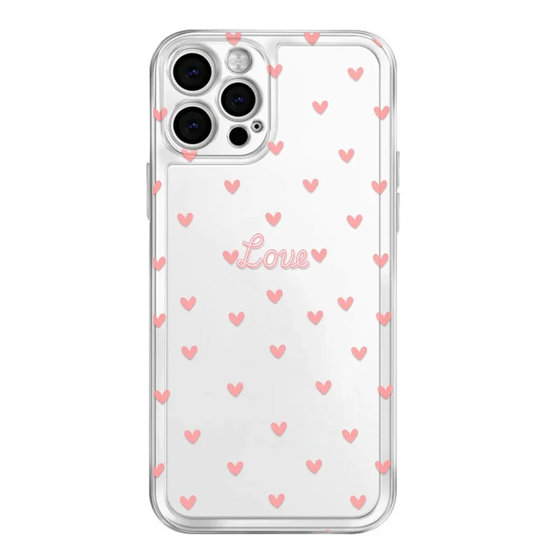Luminous Love Case For iPhone 16 16E 15 11 12 13 14 Pro Max For iPhone XR XS Max 8 Plus Back Cover