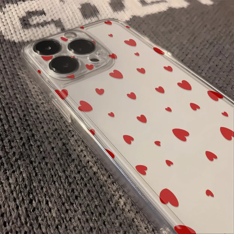 Luminous Love Case For iPhone 16 16E 15 11 12 13 14 Pro Max For iPhone XR XS Max 8 Plus Back Cover