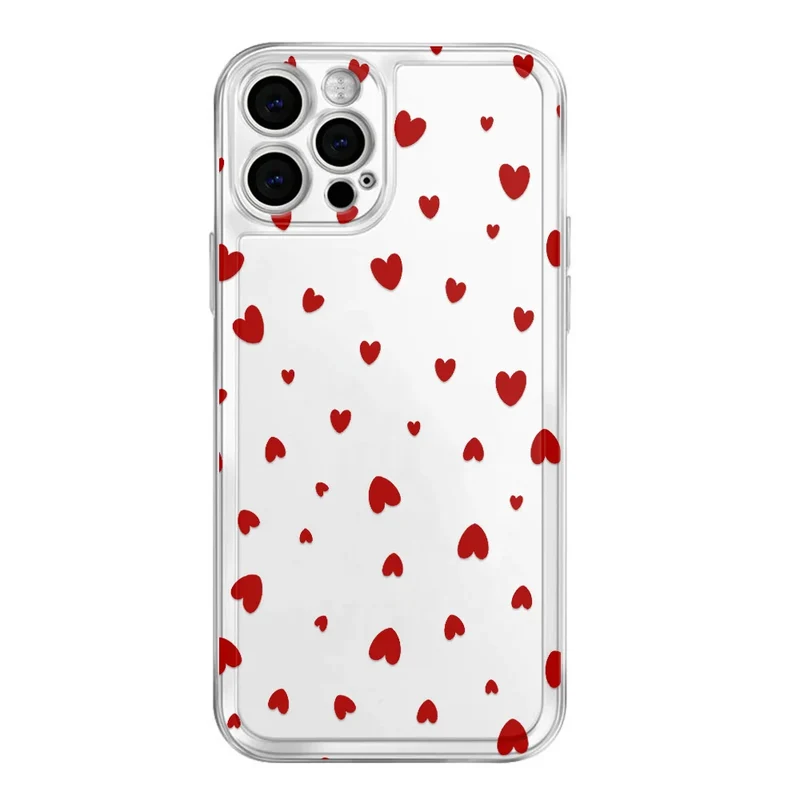 Luminous Love Case For iPhone 16 16E 15 11 12 13 14 Pro Max For iPhone XR XS Max 8 Plus Back Cover
